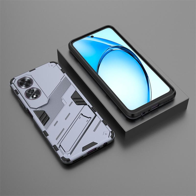 For OPPO A60 Case For OPPO A60 4G Cover Luxury Armor PC Bumper Shockproof TPU Silicone Protective Phone Back Cover For OPPO A60