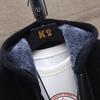 And Winter Men's Fashion Loose Cardigan Warm Lapel Hooded Jacket Sweater