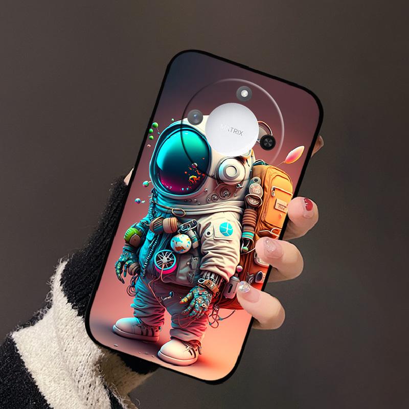 Luxury Cartoon Case For Honor X60 Soft TPU Silicone Phone Back Cover For Huawei Honor X60 BRC-AN00 Shockproof Bumper Phone Bags