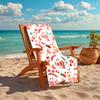 1Pc Christmas Winter Wonderland Beach Towel Quick Dry Multiuse For Beach Pool Gym Yoga Home Travel Christmas Halloween Xmas Gift S188