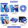 MoKo Adult Inflatable Ring, O-shaped, with Handle, PVC, 42cm Inner Diameter107cm Outer Diameter, Suitable for 80-100kg Weight, Bath, Water Play,