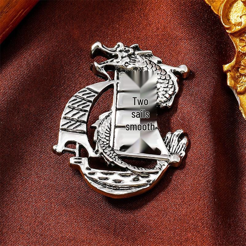 Retro Drip Oil Cartoon Dragon Brooch - Men's Suit Pin Accessory