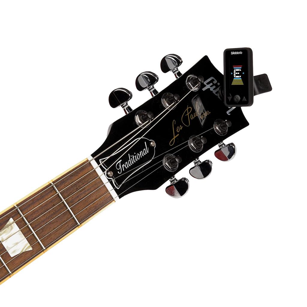 D'Addario Eclipse Tuner Clip-on Chromatic Tuner with Full-Color Display, Black, PW-CT-17BK