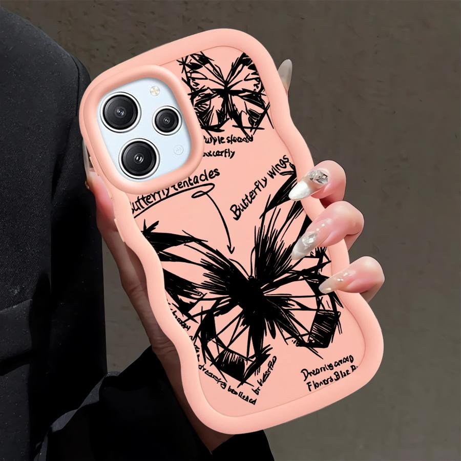 Soft Phone Cover Case for Xiaomi Poco X5 X3 Pro X3 NFC Butterfly Poco X3 Pro