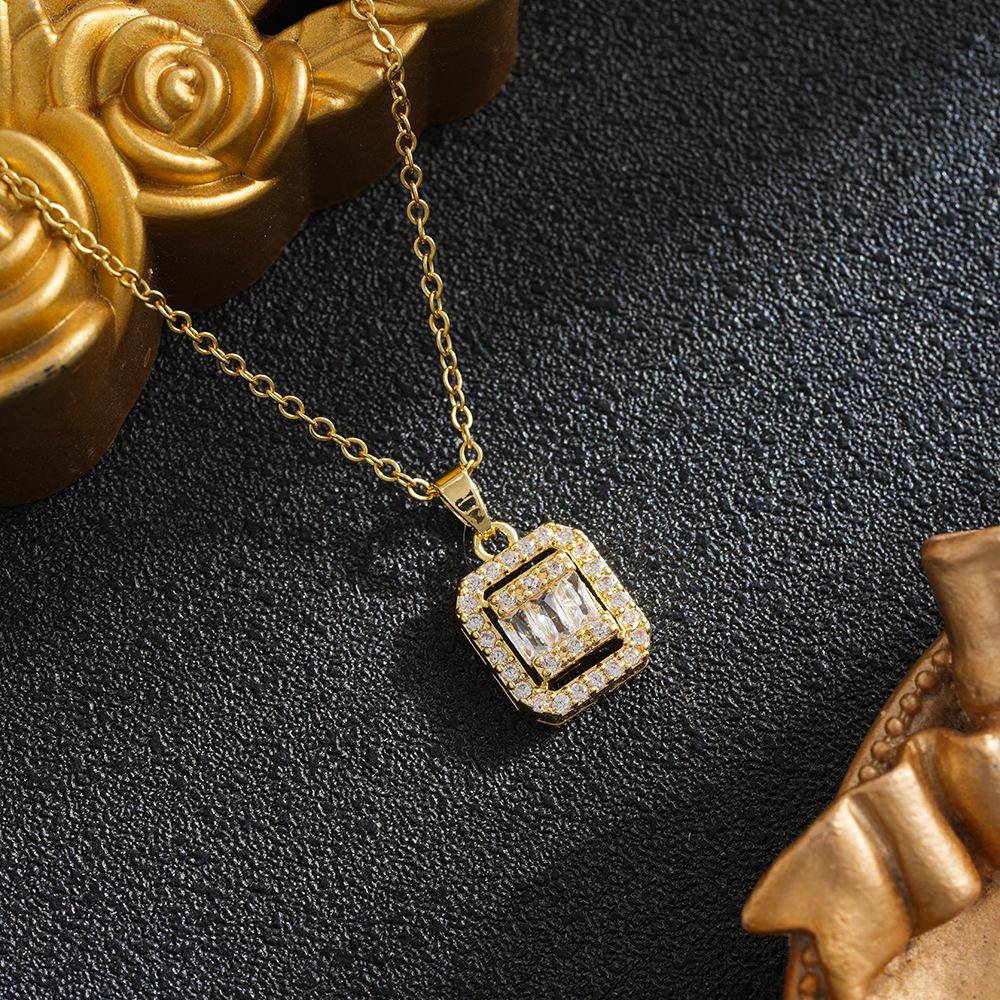 Stylish Zircon Clavicle Necklace - Japanese Korean Trend for Women Influencers