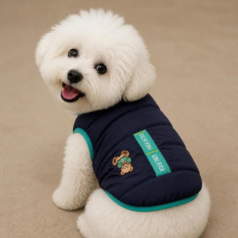 Plush Dog Hiking Jacket Windproof Dog Bodysuit Cute Dog Warm Clothes Puppy