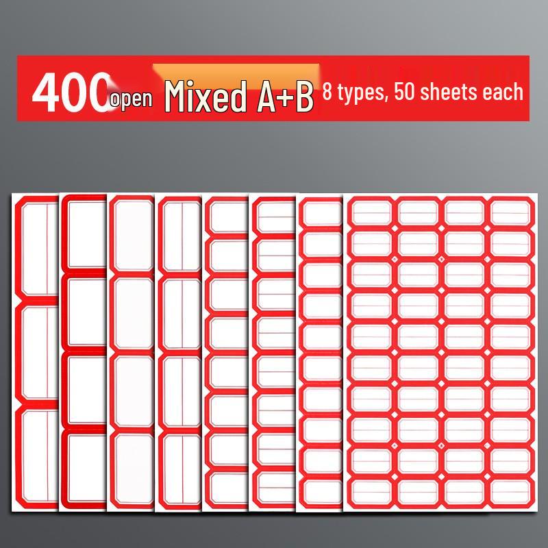 Roztomilé vodotěsné samolepicí poznámkové samolepky - Malé ručně psané štítky