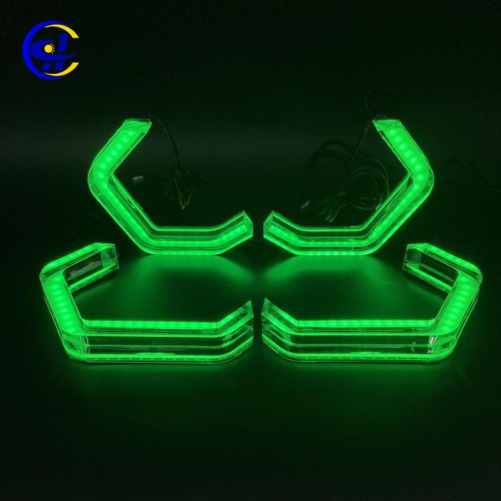 Dual-Color LED Crystal Angel Eyes for E90, E91, F30, M3, M4