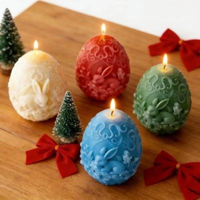 Egg Shaped Easter Egg Mold Handmade Candle Mold DIY Silicone Cake Mold  Party Decoration