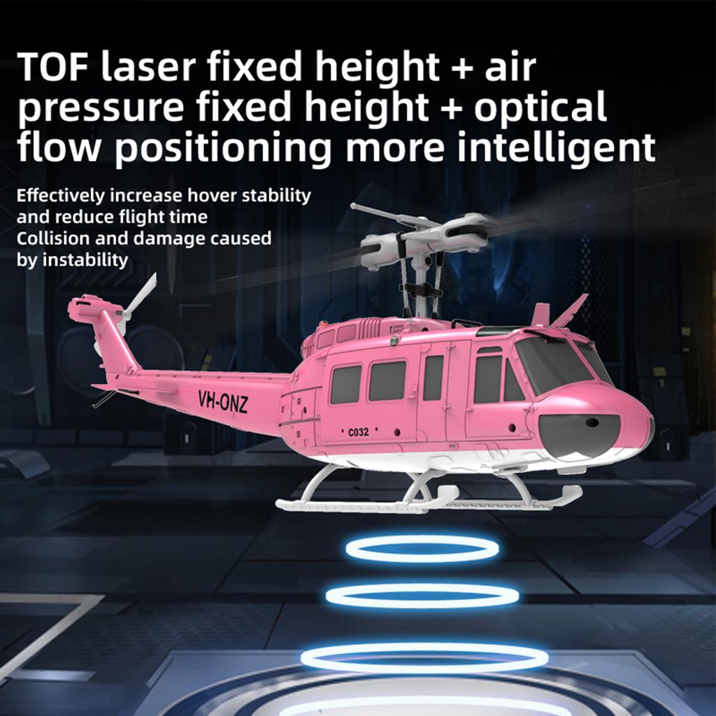 2.4G RC Helicopter, RC Drone, Brushless 6CH Single Propeller Aileronless Remote Control Helicopter with 6 axis Gyro
