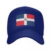 Custom Punk Unisex Dominican Republic Flag Baseball Cap Adult Adjustable Dad Hat Unisex Women Hip Hop Snapback Caps