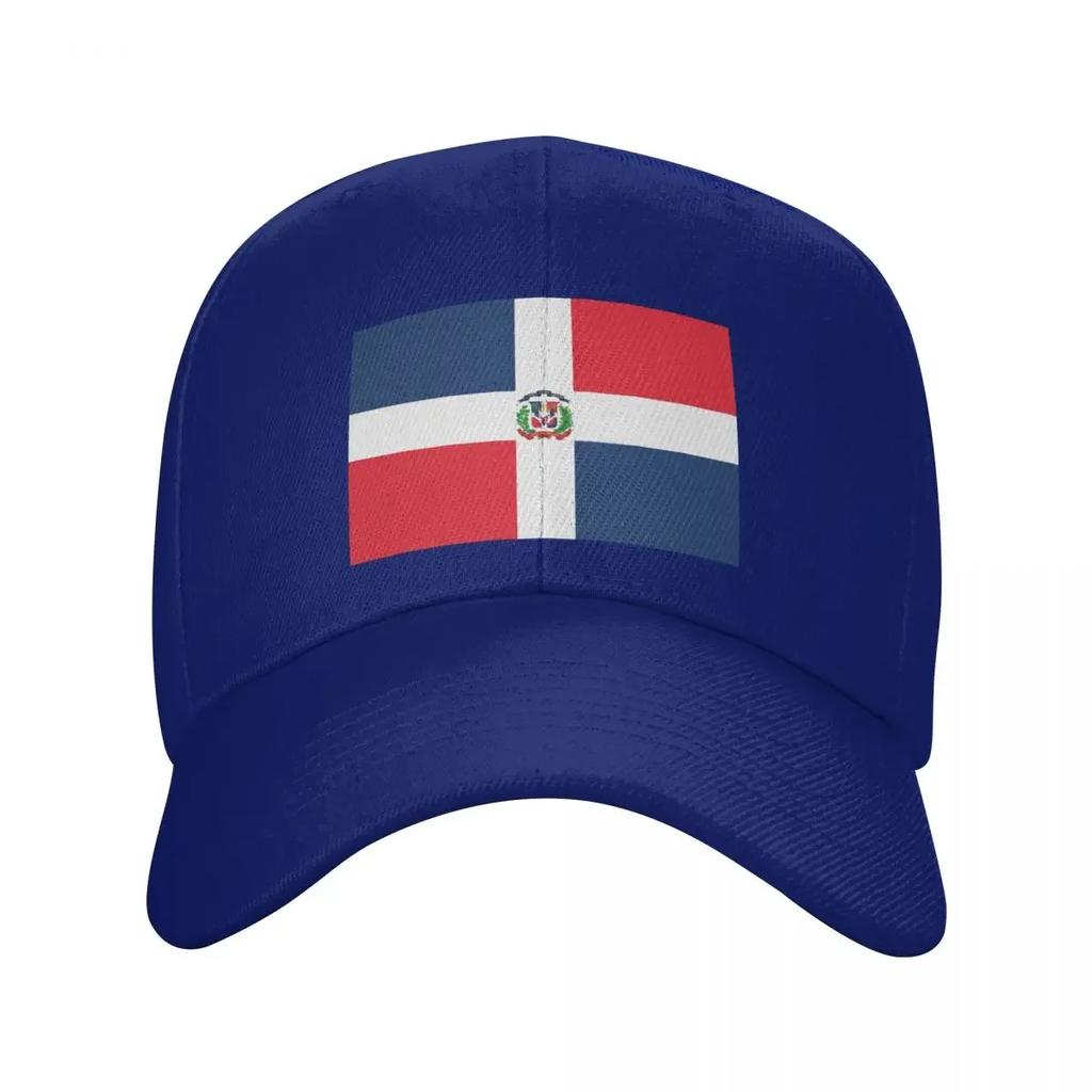 Custom Punk Unisex Dominican Republic Flag Baseball Cap Adult Adjustable Dad Hat Unisex Women Hip Hop Snapback Caps