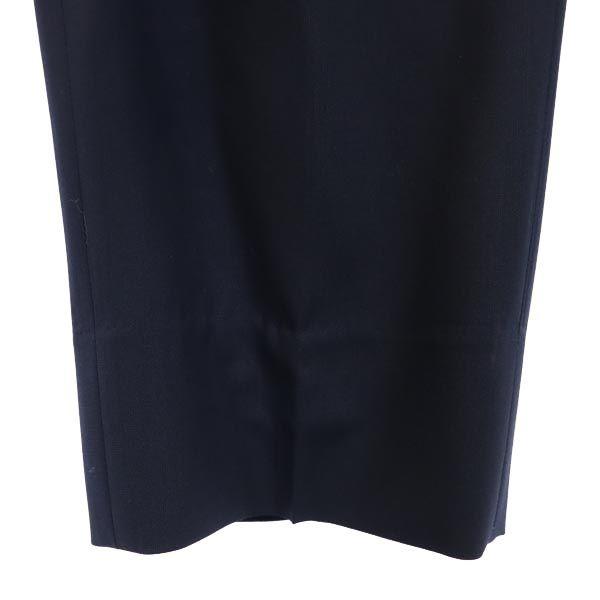 Lanvin Made In Japan Wool Slacks Pants 79 Dark Blue Men's Used