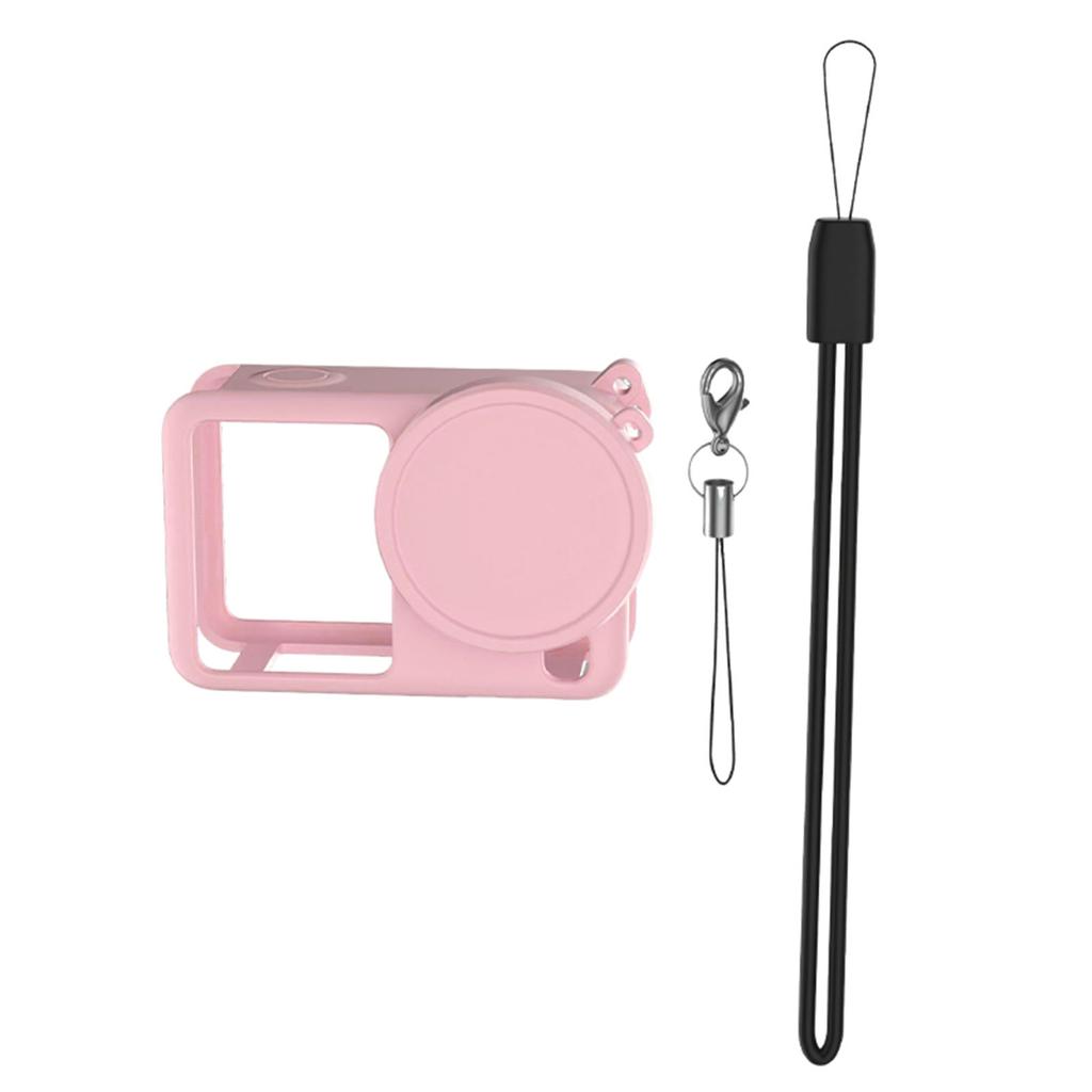 Case for DJI Osmo Action 6 Silicone Cover Soft Protective Cover & lens Protector Anti-Scratch Cover for DJI Action 6 Accessories