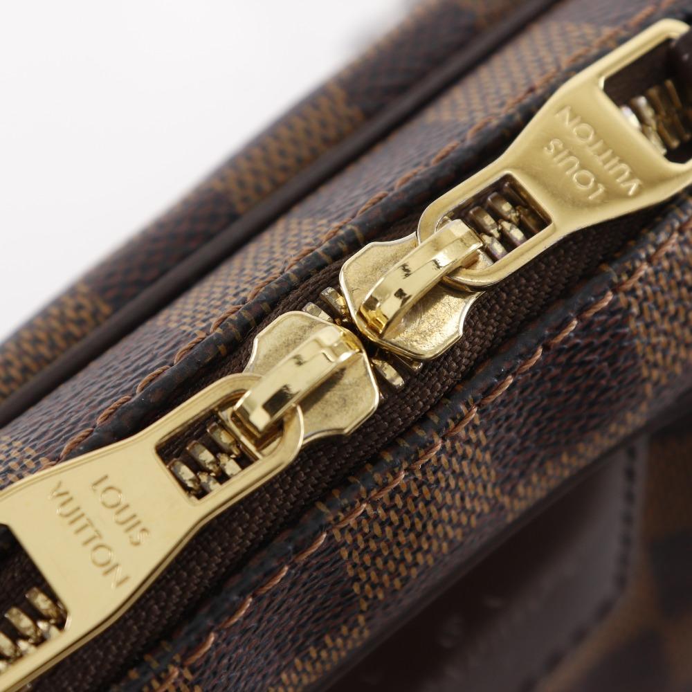 LOUIS VUITTON Rivington PM Tote Bag N41157 Brown Damier canvas Women Used