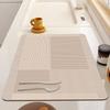 Antiskid Coffee Machine Drain Pad Large Kitchen Absorbent Mat Tableware Dish Draining Mats Quick Dry Drying Mat Faucet Placemat