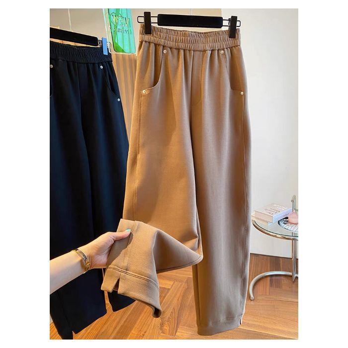 

Women s Spring High Waist Loose Harem Pants - Petite Casual Lantern Style S (Recommended for 70-100 jin)