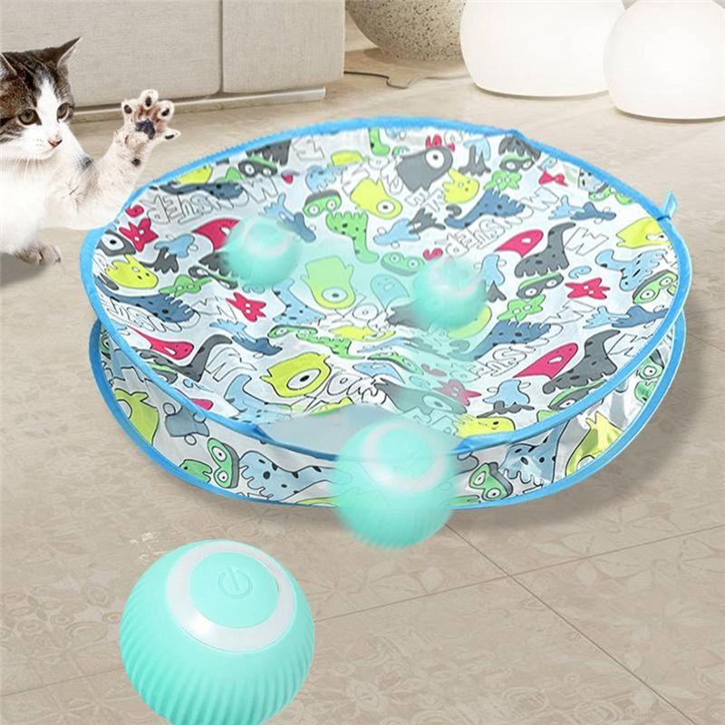Praktisch-Interaktiver Katzen-Automatikball Ein magisches Werkzeug für Katzen zur Selbstunterhaltung und Linderung von Langeweile