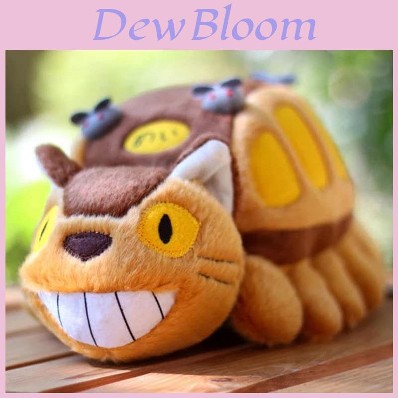 Cuddly 12" My Neighbor Totoro Cat Bus Plush Doll Catbus Pillow For Cozy Comfort