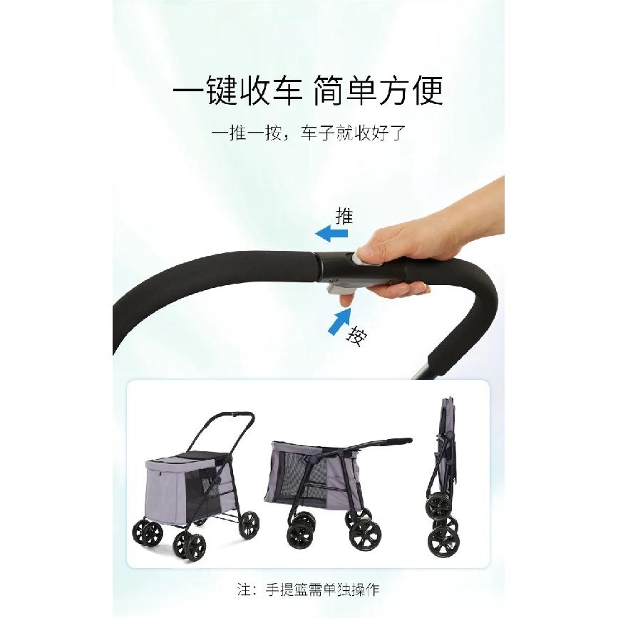 Pet Strollers Extra large dog outdoor pet stroller universal large dog pet cat stroller foldable