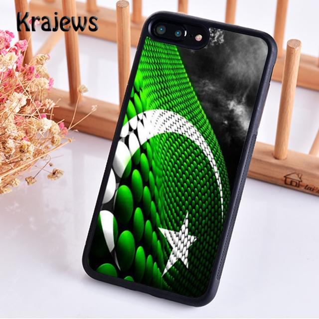 Krajews Pakistan Nationalflagge Telefonhülle Abdeckung für iPhone 14 5 6s 7 8 plus X XR XS 11 12 13 pro max Samsung Galaxy S21 S22ultra
