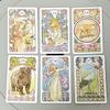 9*6cm Art Nouveau Lenormand Deck Oracle 36 Pcs Lenormand Cards In Perfect Art Nouveau Style