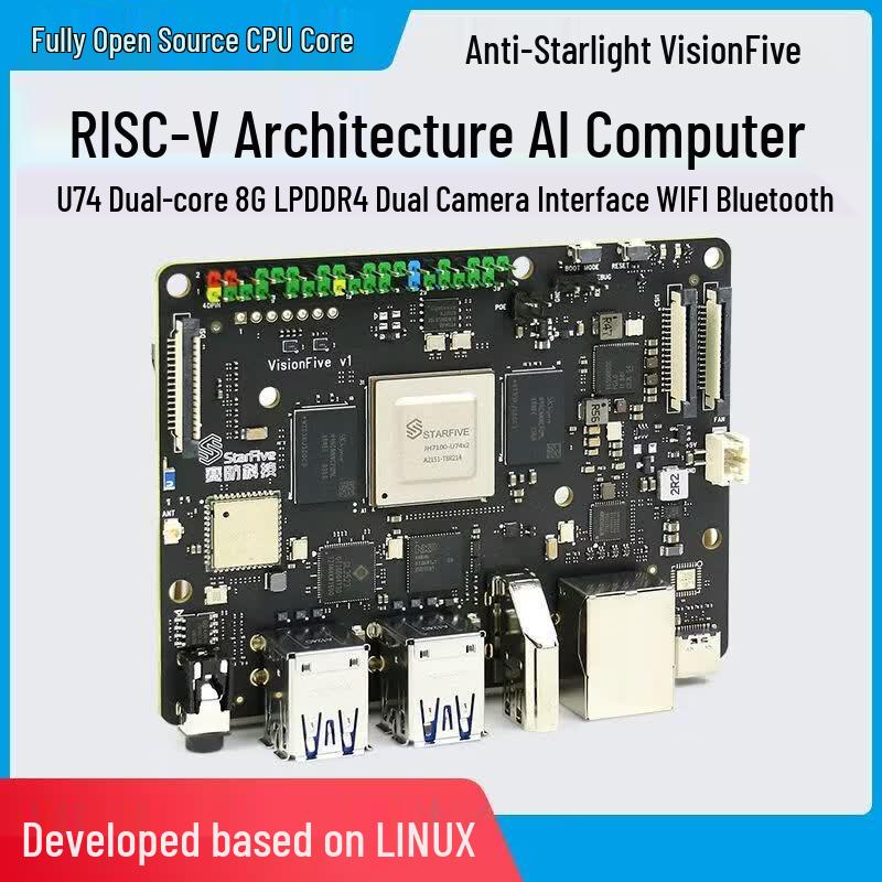 VisionFive RISC-V Open-Source Linux Development Board