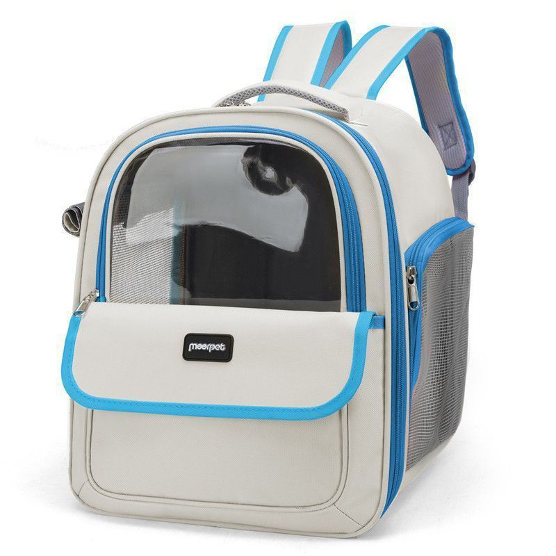 Pet Carrier Backpack Going Out Large Cat Backpack Transparent Space Capsule Breathable Portable Bag Backpack Cat Dog Supplies