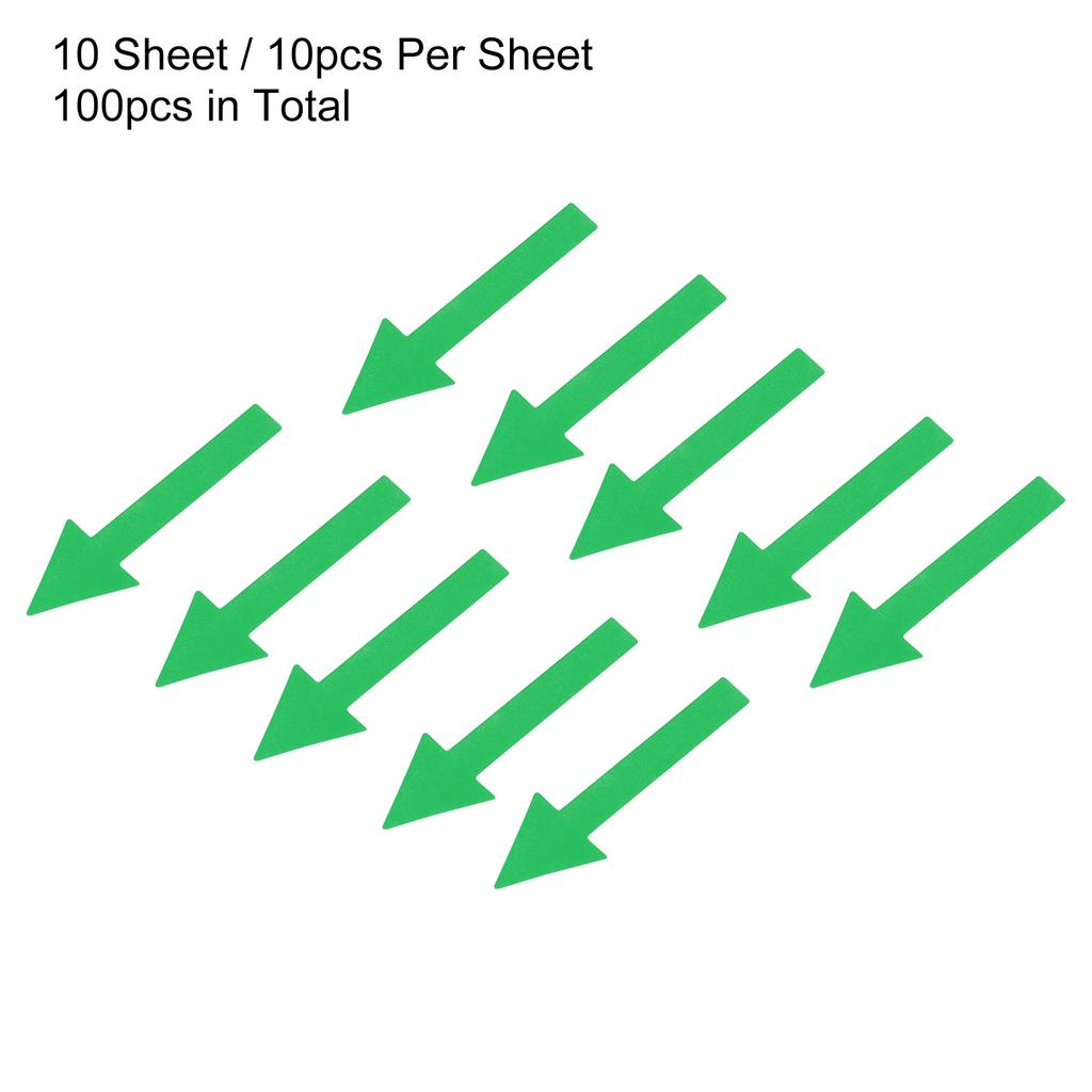 4/6/10Sheet Arrow Sticker Directional Sign PVC Self-Adhesive Label Stickers Removable Floor Decal for Floor Wall Marking 6Colors