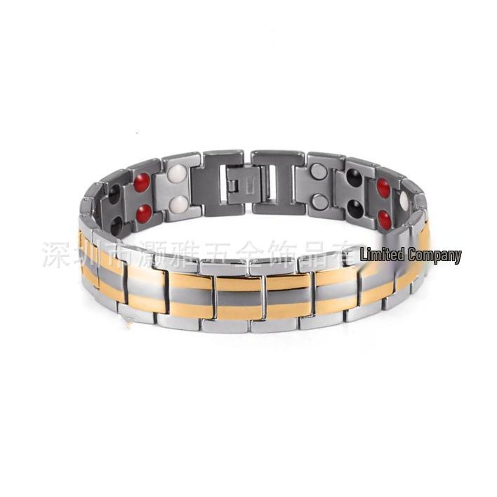 

Магнитный лечебный браслет: Антирадиационный и антиусталостный, вакуумное гальваническое покрытие, дизайн «черепаший панцирь»