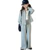 Girls' Trendy 2025 Spring & Autumn Casual Two-Piece Set: Fashionable Children's Clothing for Big Girls