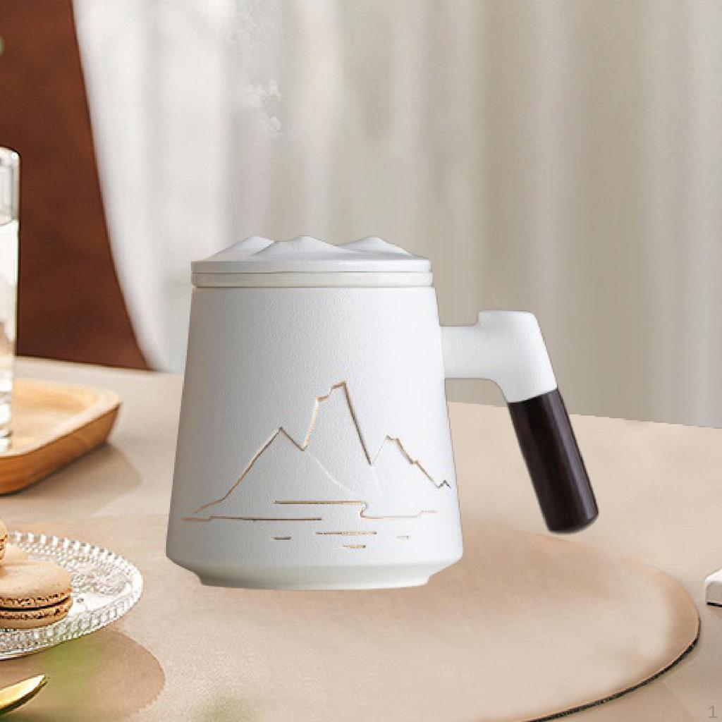 Ceramic Tea Cup Coffee Milk Mug Porcelain Morning for Garden Hotel