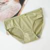 Soft Stretch Cute Bowknot Panty Women Lingerie Mid Waist Briefs Underwear Solid Colors