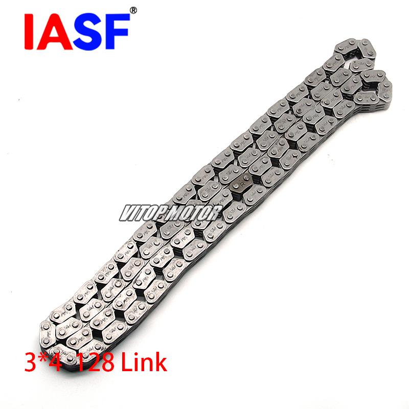 Fits for Kawasaki KLX250 KLX 250 1992-2015 2014 2013 2012 2011 2010  Motorcycle Engine 128 Link Camshaft Timing Chain Sets