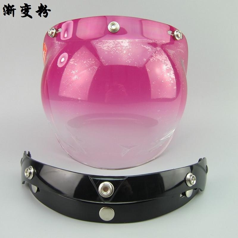 helmet bubble visor top quality open face motorcycle helmet visor 12 color available vintage helmet windshield shield