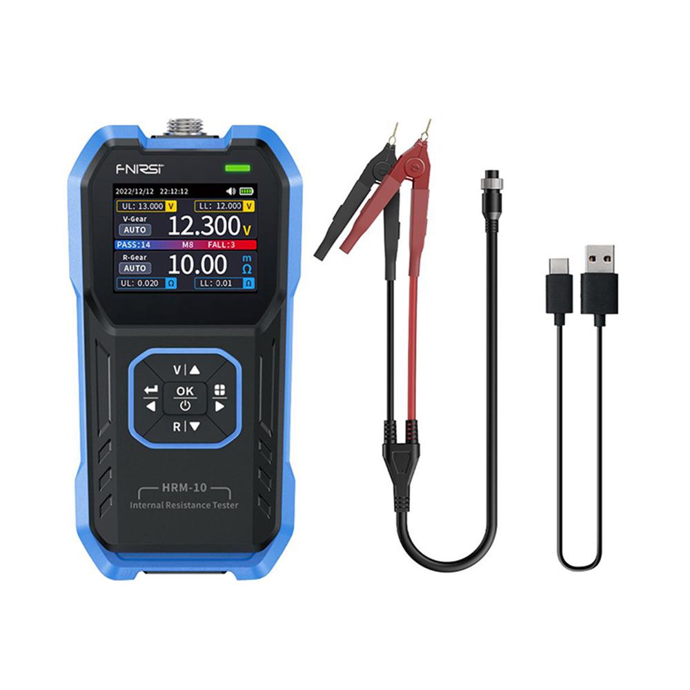 

HRM-10 Battery Voltage Internal Resistance Tester 18650 AC Acid Lithium Lead Battery Capacitor Tester for Electrician Tool