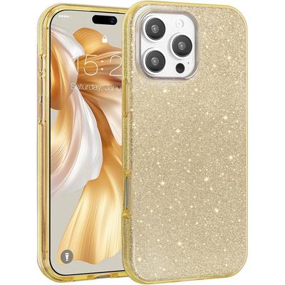 Glitter Bling Case for Iphone 16 Pro Max 15 Plus 14 13 Mini 12 11 X Xs Xr Se 2022 2020 7 8 6 6S 16Pro 16Plus 15Pro Girls Women Phone Cover Accessories
