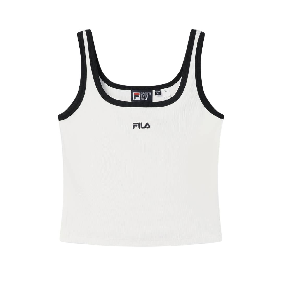 

FILA Original Daily Comfortable Slim Fit Sleeveless Vest Women tops F11W629118F-WT L