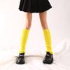 Y2K Harajuku Stil Einfarbige Gestrickte Beinwärmer: Warme lange Socken & Überschuhe für Herbst/Winter
