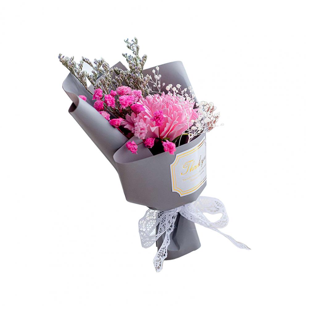 1Pc Lovely Small Soap Rose Flowers Mini Artificial Flowers Bouquet Simulated Flower Soap Wedding Decoration Valentine's Day Gift