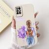 Für Infinix Note 8i Hülle X683 X683B Luxus Kunst Bemalte Abdeckung Weiche TPU Handyhülle Für Infinix Note 8 X692 Note8 Note8i Rückseite