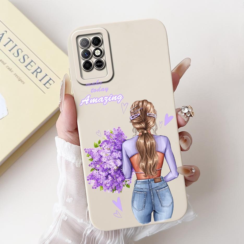 Für Infinix Note 8i Hülle X683 X683B Luxus Kunst Bemalte Abdeckung Weiche TPU Handyhülle Für Infinix Note 8 X692 Note8 Note8i Rückseite