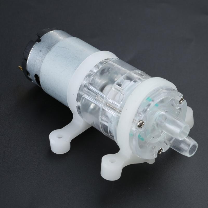 DC12V Self-priming Diaphragm Mini Pump Shock Absorption Silent Water Pump for Water Dispenser, Shower, Beauty Equipment
