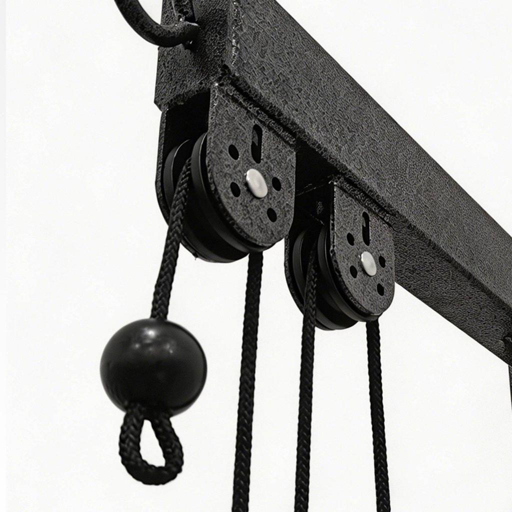 Home Gym Pulley System Versatile Multi Attachment Kit Heavy Duty for Indoor