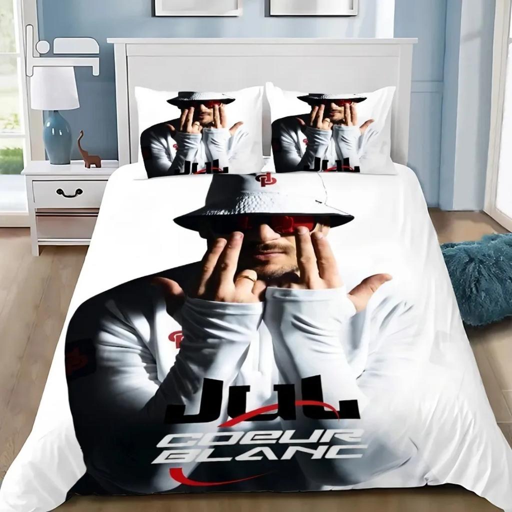 3D Print 2/3pcs JuL Bedding Sets Skin Friendly Soft JuL C'est Pas Duvet Covers Comfortable And Lovely Suitable For All Ages