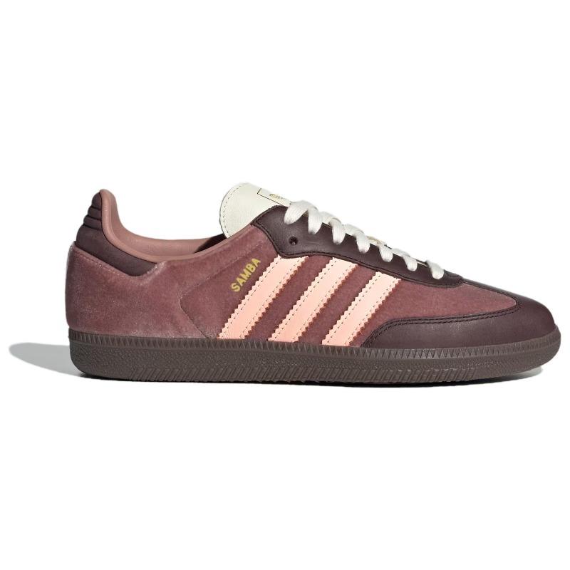adidas Originals Samba Women's Low Top Sneakers Brown JI2682