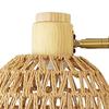 Woven Wall Sconce Light Fixture Lamp E26 Handwoven Lampshade Mounted with Switch for