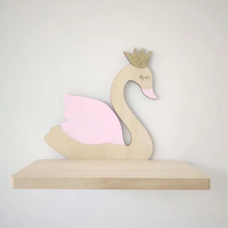 

Деревянная палатка в скандинавском стиле, настенная полка в виде единорога, украшение для детской комнаты, стеллаж для хранения, органайзер, доска, домашний декор