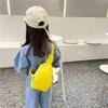 Trendy Solid Color Children's Chest Bag Nylon Casual Crossbody Shoulder Bag Waist Storage Pouch Travel