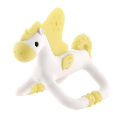 Agaphra Unicorn Teether, Yellow, 1 Piece, Korean Baby Products